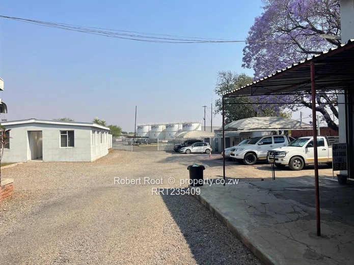Bulk Fuel Depot With A Big RAIL SIDING